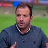 Rafael van der Vaart aan tafel bij de NOS