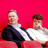 Ronald Koeman met zijn zoon Ronald Koeman junior