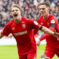 Sem Steijn in actie voor FC Twente