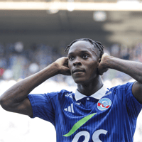 Emanuel Emegha scoort voor RC Strasbourg