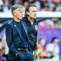 Arvid Smit (rechts) in gesprek met Andries Jonker 