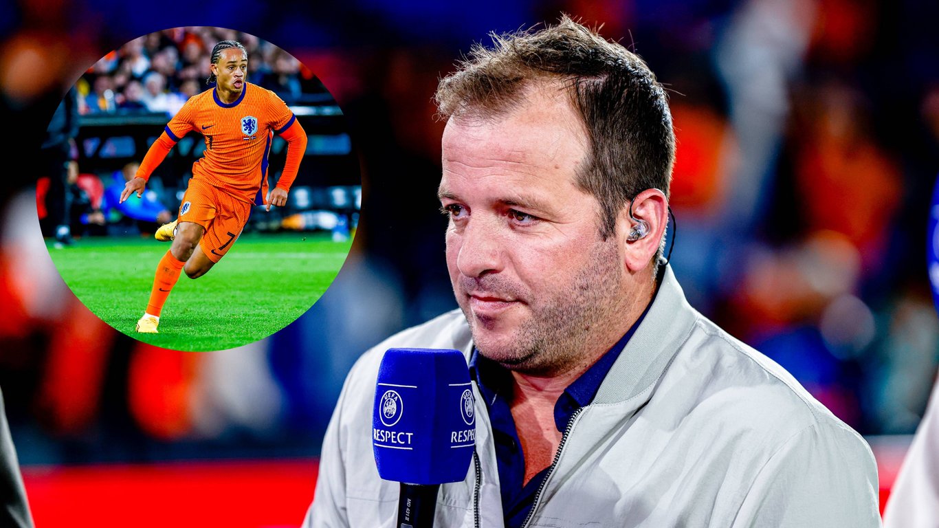 Rafael van der Vaart, Xavi Simons, Nederland - IJsland, Oranje, Euro2024