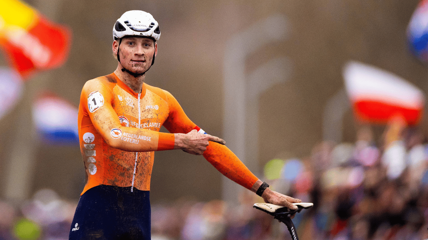 Mathieu van der Poel werd wereldkampioen veldrijden in 2024