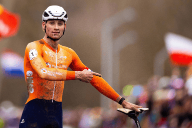 Mathieu van der Poel werd wereldkampioen veldrijden in 2024