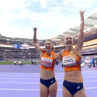 Fleur Jong, Kimberly Alkemade, Marlène van Gansewinkel, atletiek, goud, Paralympische Spelen, 100 meter, TeamNL