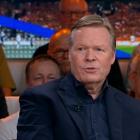 Ronald Koeman bij Studio Voetbal