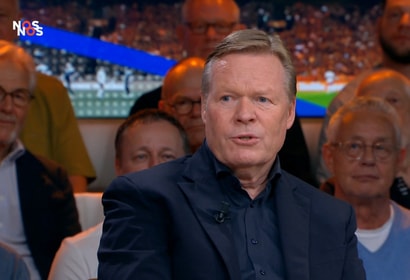Ronald Koeman bij Studio Voetbal