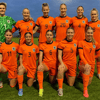 De opstelling van Oranje Onder-19 tegen Schotland