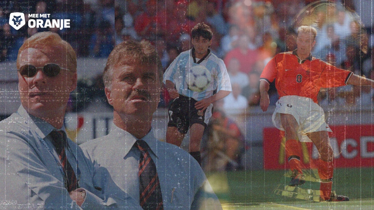 Nederland - Argentinië 2-1 op WK 1998