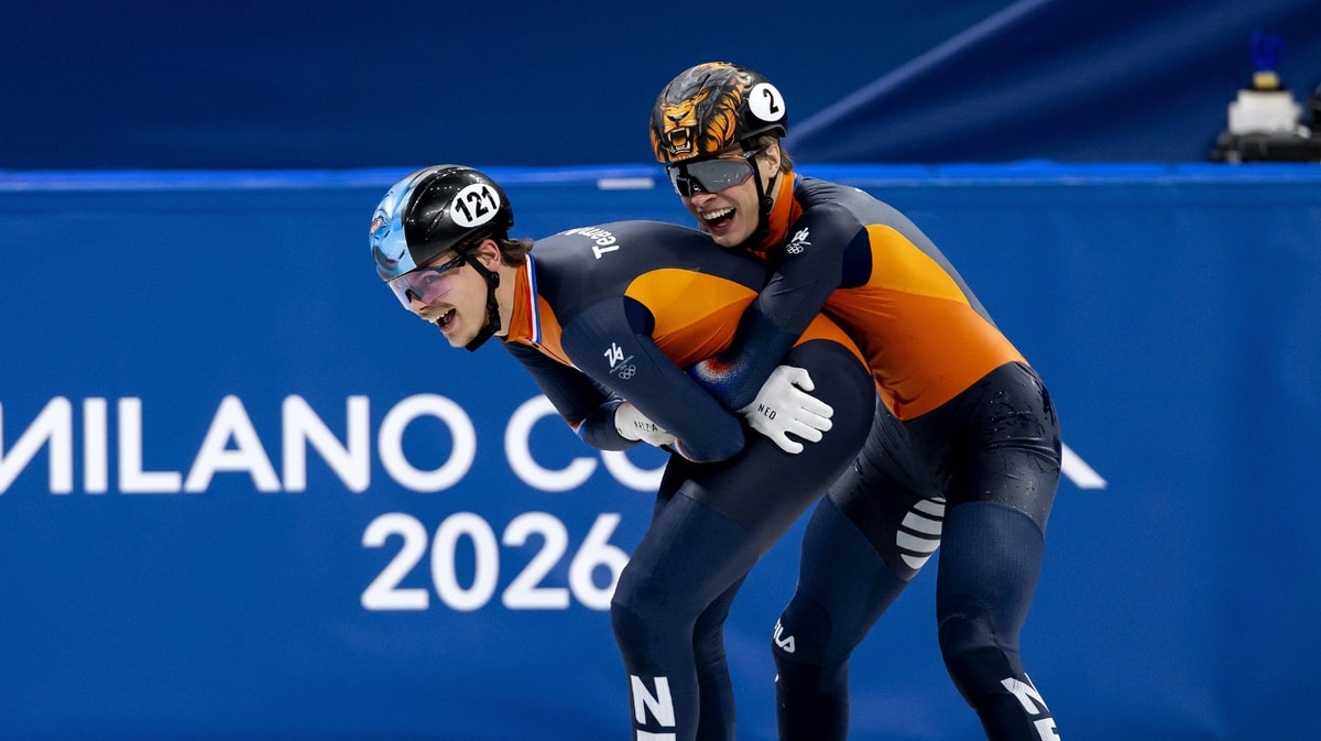 Jens en Melle van 't Wout vieren feest