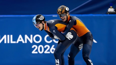 Jens en Melle van 't Wout vieren feest