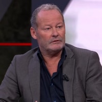 Danny Blind in de studio van Ziggo Sport