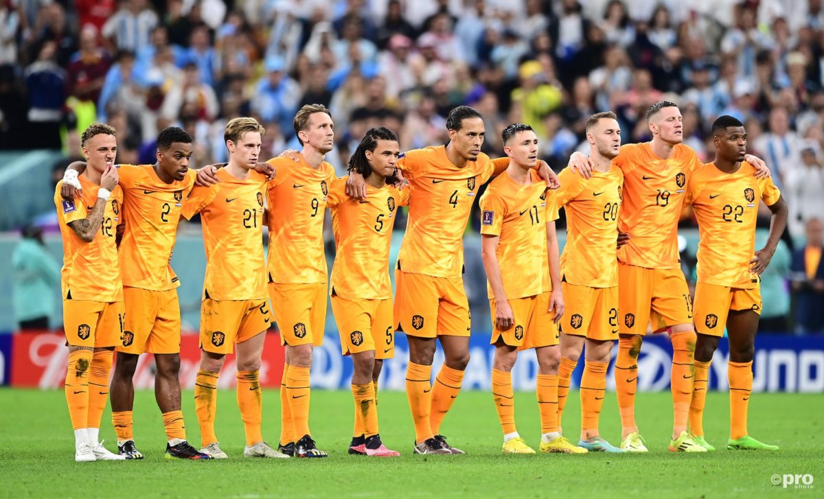 De opstelling voor Frankrijk Nederland