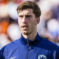Robin Roefs op het EK O21 met Jong Oranje