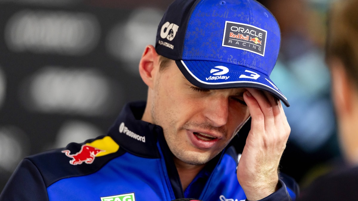 Teleurstelling bij Max Verstappen