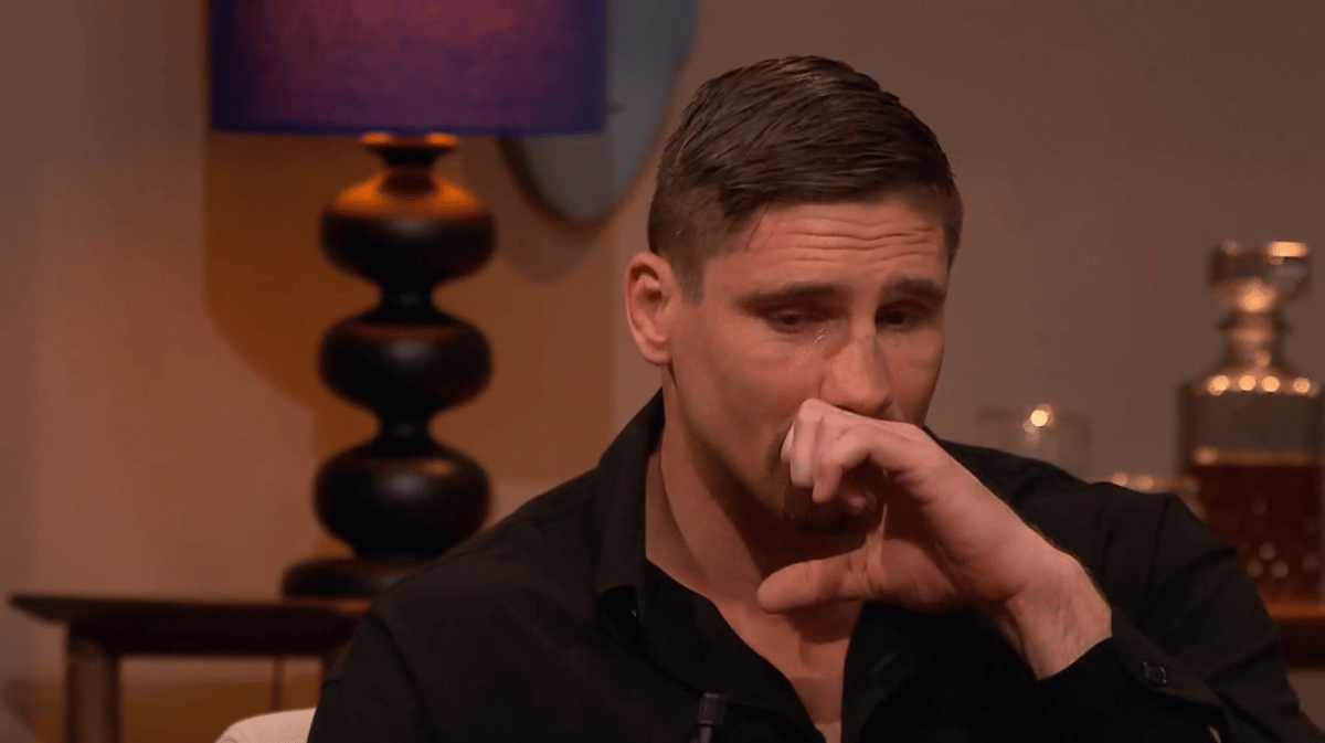 Rico Verhoeven toont zijn emoties
