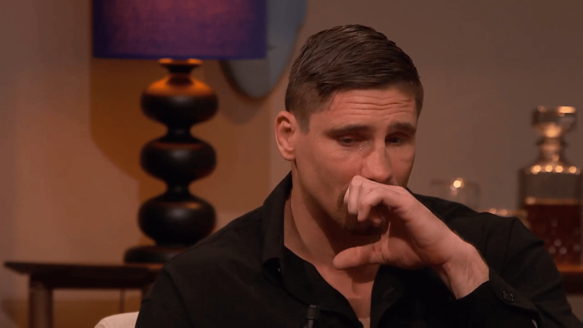 Rico Verhoeven toont zijn emoties