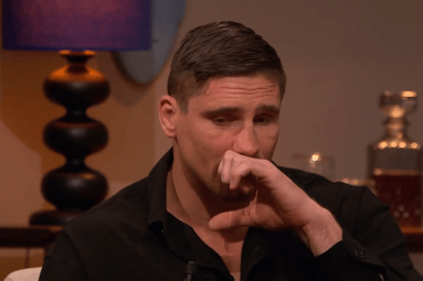 Rico Verhoeven toont zijn emoties