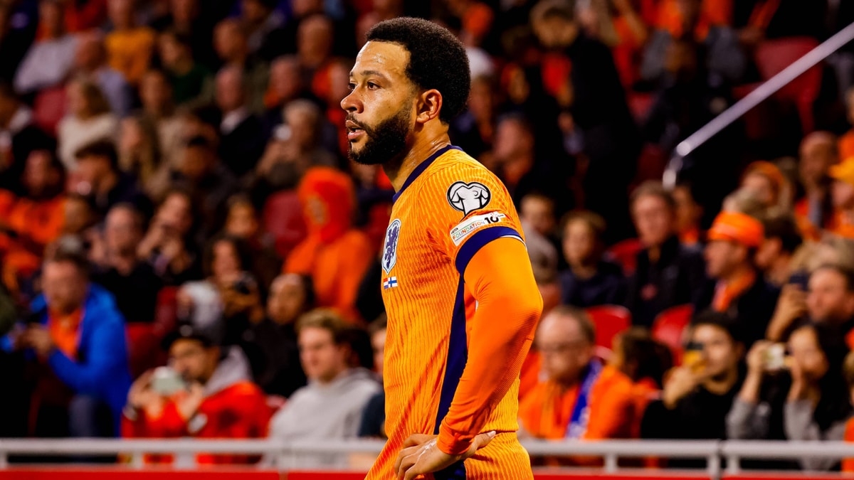 Teleurstelling bij Memphis Depay