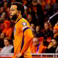 Teleurstelling bij Memphis Depay