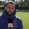 Memphis Depay voor de camera van ESPN