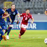 Cody Gakpo benut een strafschop tegen Malta