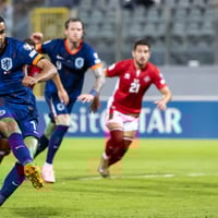 Cody Gakpo benut een strafschop tegen Malta