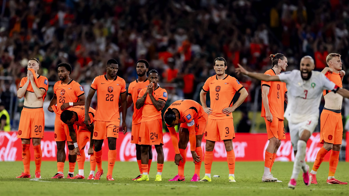 Teleurstelling bij het Nederlands elftal