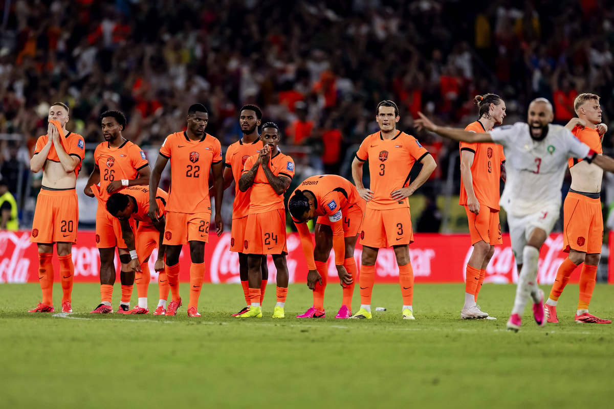 Teleurstelling bij het Nederlands elftal