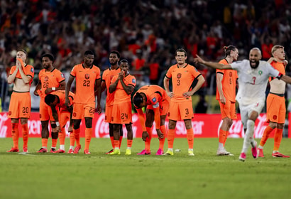 Teleurstelling bij het Nederlands elftal