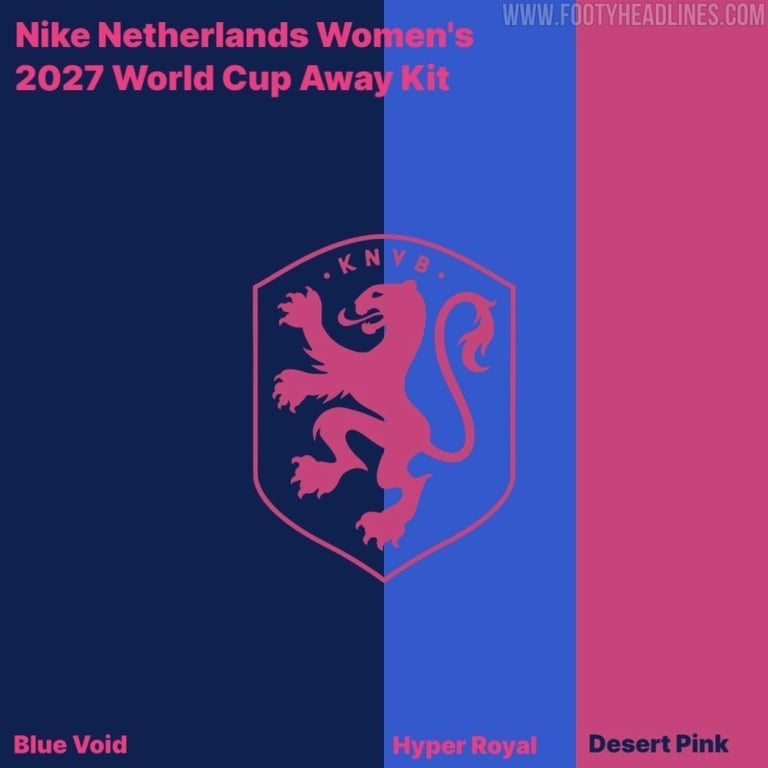 Mogelijke kleuren nieuwe Oranjeshirt
