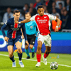 Jurriën Timber in actie voor Arsenal
