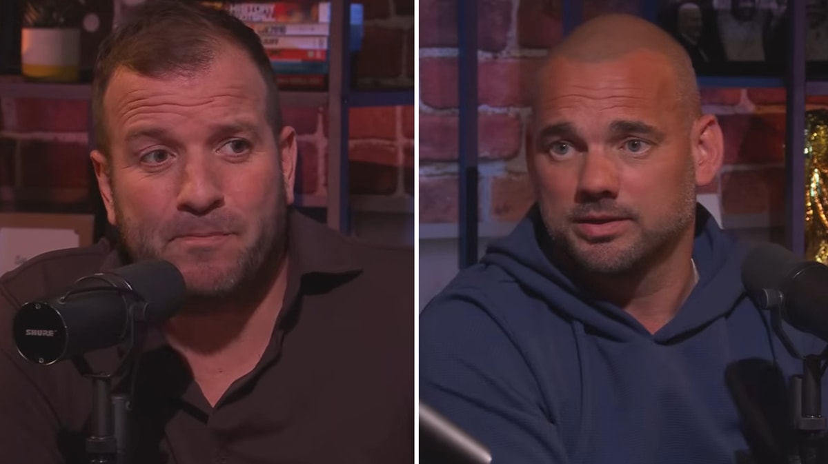 Rafael van der Vaart en Wesley Sneijder