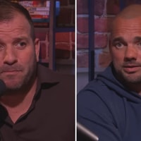 Rafael van der Vaart en Wesley Sneijder