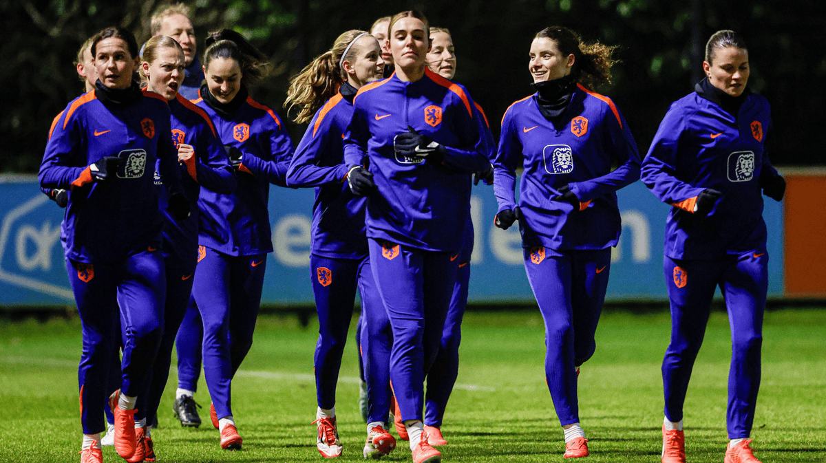  Vermoedelijke opstelling Oranje Leeuwinnen