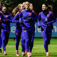  Vermoedelijke opstelling Oranje Leeuwinnen