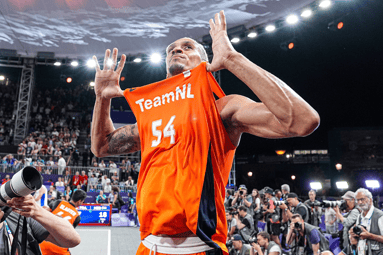 3x3-basketbal, Worthy de Jong, goud, Olympische Spelen, Parijs2024, TeamNL