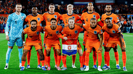 De opstelling van het Nederlands elftal tegen Polen