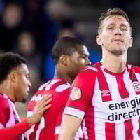 Luuk de Jong in het shirt van PSV