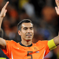 Giovanni van Bronckhorst tijdens het WK 2010