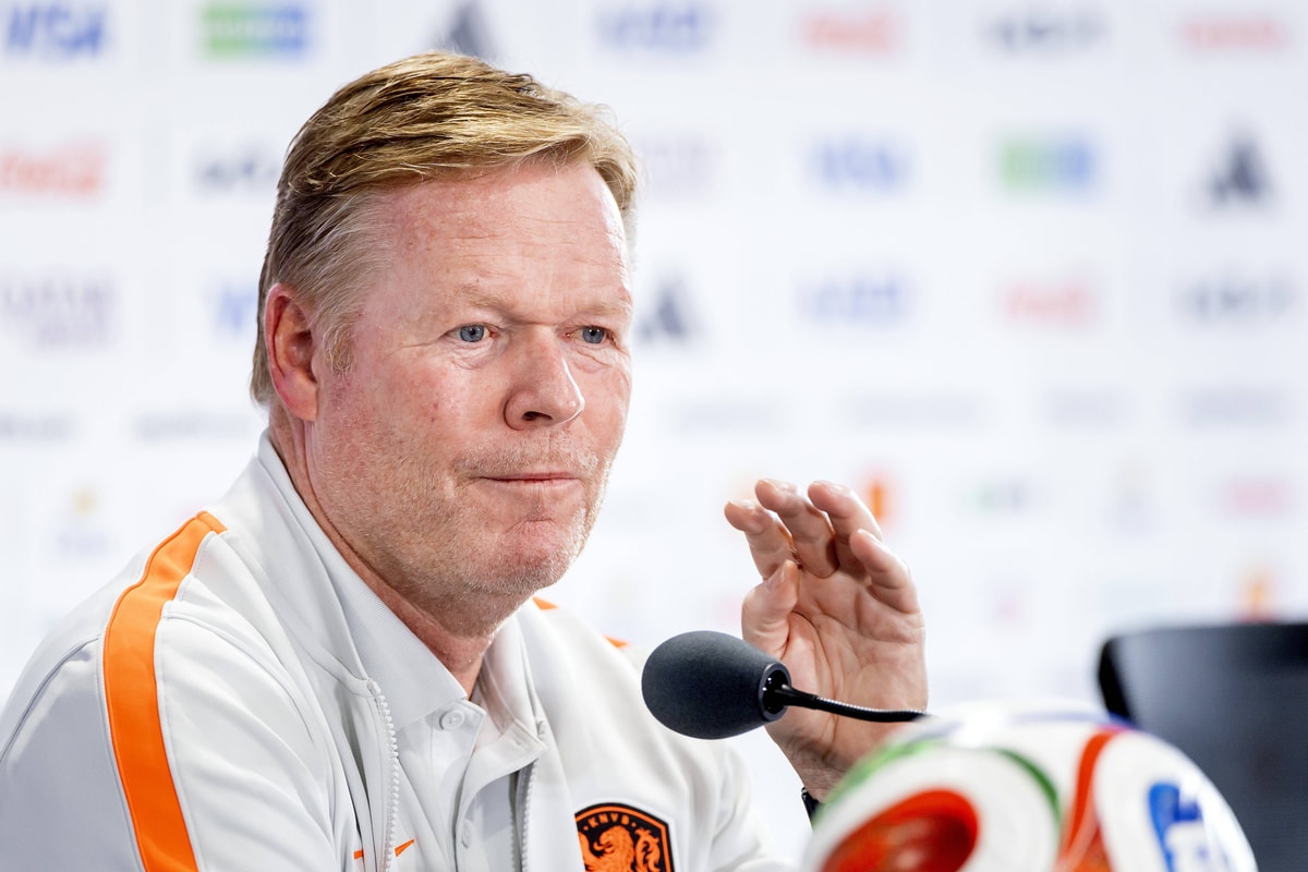 Ronald Koeman, bondscoach van het Nederlands elftal