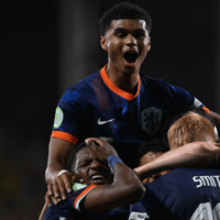 Oranje O19 viert feest