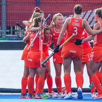 Oranje hockeyvrouwen