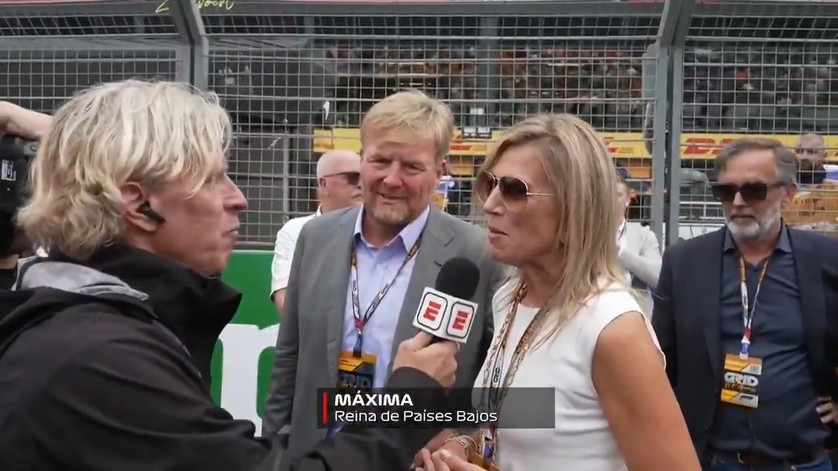 Koning Willem-Alexander en Máxima bij de Dutch Grand Prix