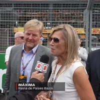 Koning Willem-Alexander en Máxima bij de Dutch Grand Prix