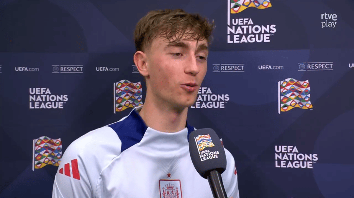 Dean Huijsen verbetert NOS-verslaggever