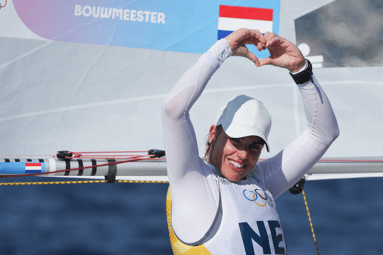 Marit Bouwmeester, zeilen, goud, Olympische Spelen, TeamNL, ILCA 6-klasse, Parijs2024