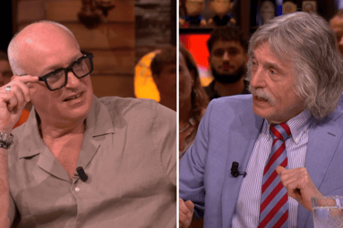 Johan Derksen en René van der Gijp bij Vandaag Inside