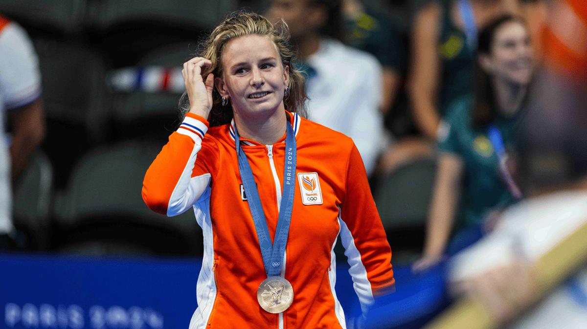 Tes Schouten greep brons tijdens de Olympische Spelen in Parijs