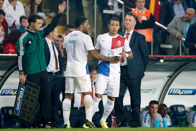 Memphis Depay debuteerde op 15 oktober 2013 voor Oranje tegen Turkije.
